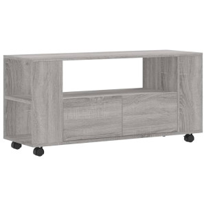 Mueble de TV madera de ingeniería gris Sonoma 102x34.5x43 cm H