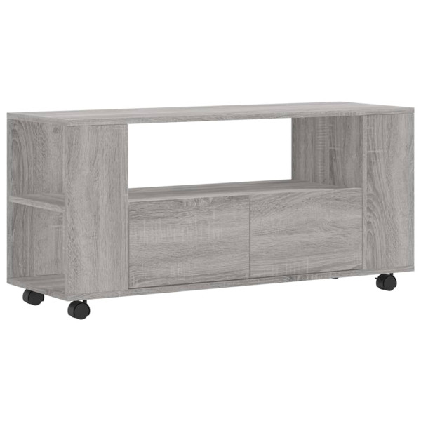 Mueble de TV madera de ingeniería gris Sonoma 102x34.5x43 cm M 2
