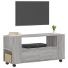 Mueble de TV madera de ingeniería gris Sonoma 102x34.5x43 cm 3