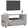 Mueble de TV madera de ingeniería gris Sonoma 102x34.5x43 cm 4