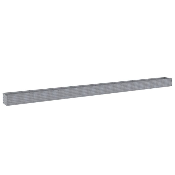 Canteiro elevado de jardim 770x50x36 cm aço corten M 3