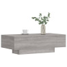 Mesa de centro 100x49.5x31 cm derivados de madeira cinza sonoma 3