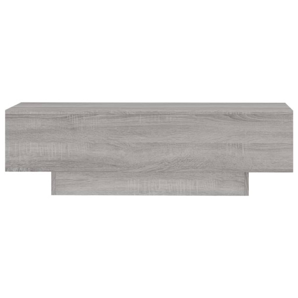 Mesa de centro madera de ingeniería gris Sonoma 100x49.5x31 cm M 4