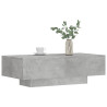 Mesa de centro madera de ingeniería gris hormigón 100x49.5x31cm 1