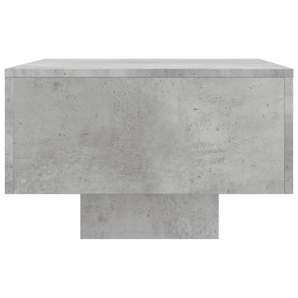 Mesa de centro madera de ingeniería gris hormigón 100x49.5x31cm M 5