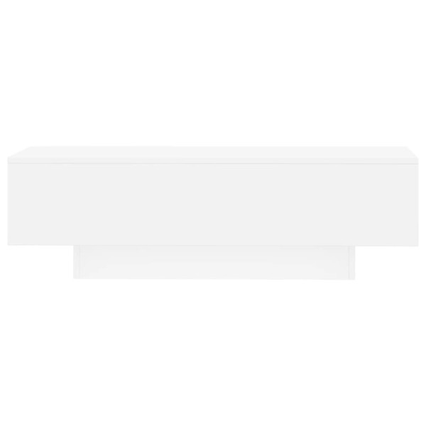 Mesa de centro madera de ingeniería blanco 100x49.5x31 cm M 2