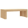 Mesa de centro madera de ingeniería roble Sonoma 102x50x36 cm 2