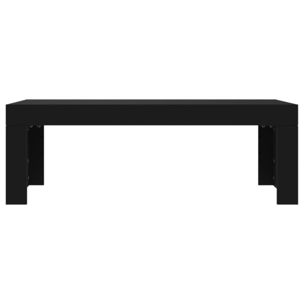 Mesa de centro madera de ingeniería negro 102x50x36 cm M 4