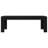 Mesa de centro madera de ingeniería negro 102x50x36 cm 4