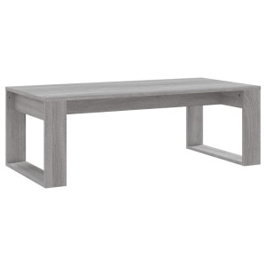 Mesa de centro madera de ingeniería gris Sonoma 102x50x35 cm H