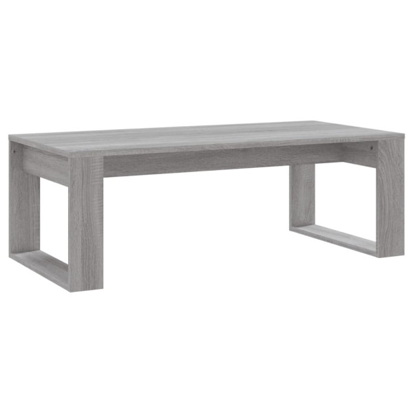 Mesa de centro madera de ingeniería gris Sonoma 102x50x35 cm M 2