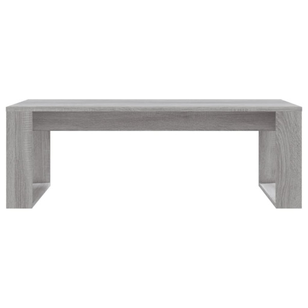 Mesa de centro 102x50x35 cm derivados madeira cinzento sonoma M 4