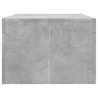 Mesa de centro madera de ingeniería gris hormigón 102x50x36 cm 5