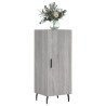 Aparador madera de ingeniería gris Sonoma 34.5x34x90 cm 3