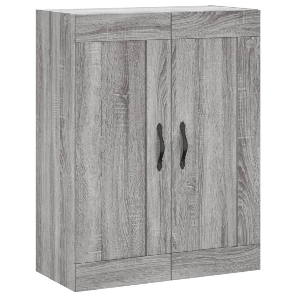 Armario de pared madera ingeniería gris Sonoma 69.5x34x90 cm M 2