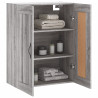 Armario de pared madera ingeniería gris Sonoma 69.5x34x90 cm 5