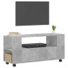 Mueble de TV madera de ingeniería gris hormigón 102x34.5x43 cm 3