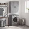 Armario de pared madera ingeniería gris Sonoma 69.5x34x90 cm 1