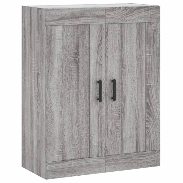 Armario de pared madera ingeniería gris Sonoma 69.5x34x90 cm M 2