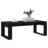 Mesa de centro 102x50x35 cm derivados de madeira preto 3
