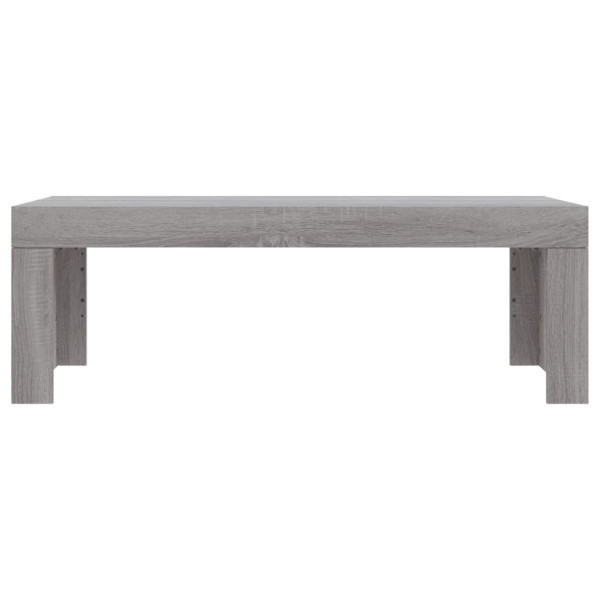 Mesa de centro madera de ingeniería gris Sonoma 102x50x36 cm M 4