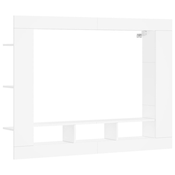 Mueble para TV madera de ingeniería blanco 152x22x113 cm M 2