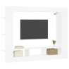 Móvel de TV 152x22x113 cm derivados de madeira branco 3