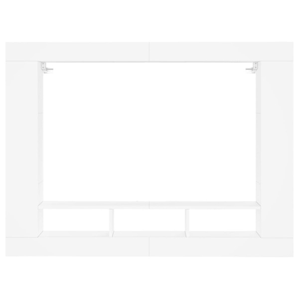 Móvel de TV 152x22x113 cm derivados de madeira branco M 4