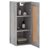 Armario de pared madera de ingeniería gris Sonoma 34.5x34x90 cm 5