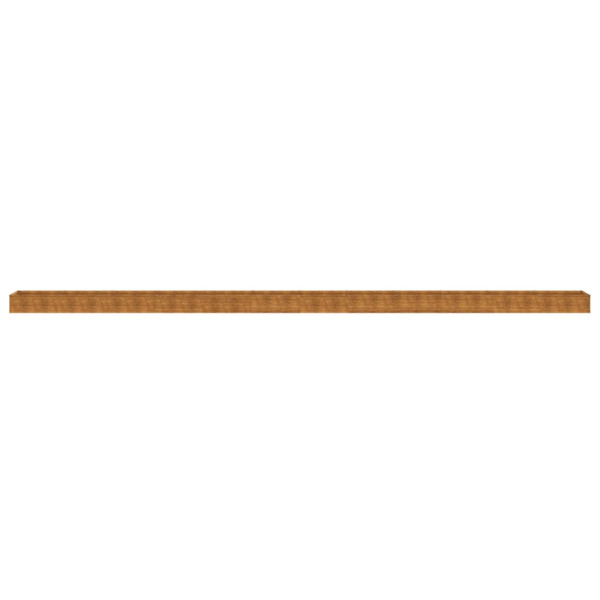 Canteiro elevado de jardim 1152x50x36 cm aço corten M 4