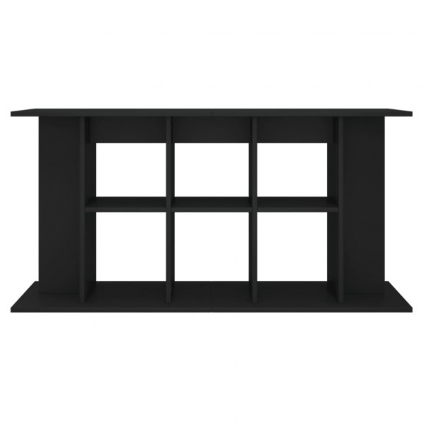 Suporte de aquário 120x40x60 cm derivados de madeira preto M 4