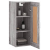 Armario de pared madera de ingeniería gris Sonoma 34.5x34x90 cm 5