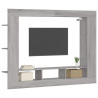 Mueble de TV madera de ingeniería gris Sonoma 152x22x113 cm 3