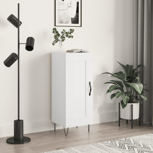 Aparador madera de ingeniería blanco 34.5x34x90 cm D