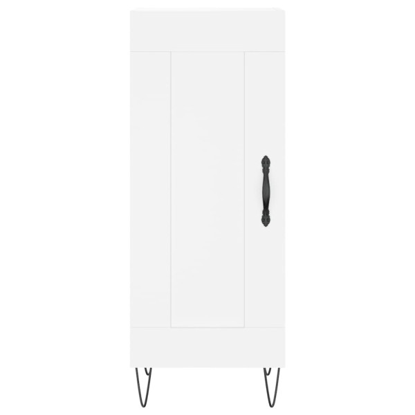 Decoração de madeira branca de engenharia 34,5x34x90 cm M 5