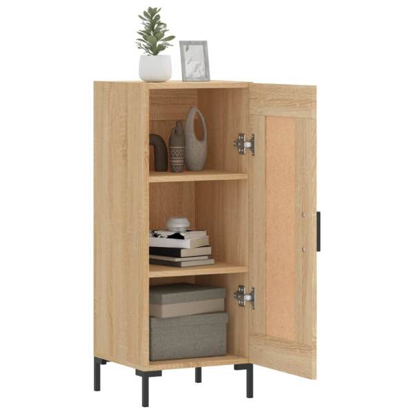 Aparador madera contrachapada color roble Sonoma 34.5x34x90 cm M 4