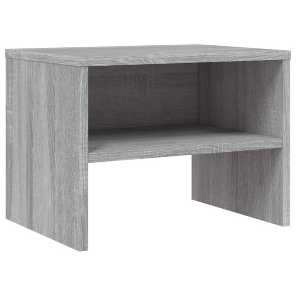 Mesa cabeceira 2 pcs 40x30x30 cm derivados madeira cinza sonoma M 4