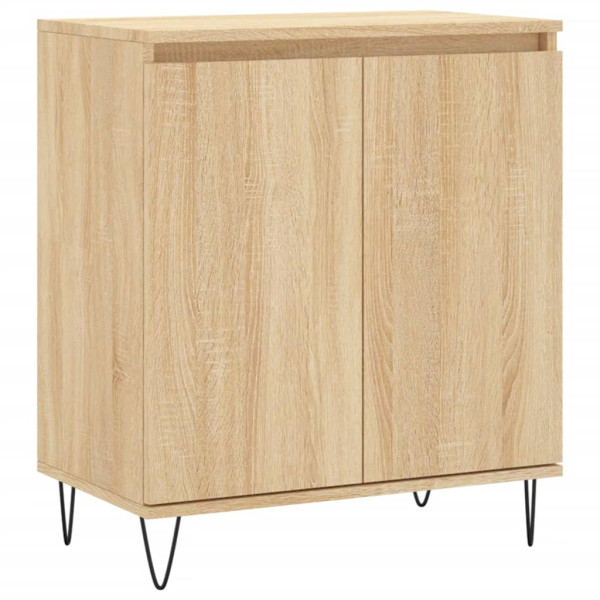 Aparador de madera contrachapada roble Sonoma 60x35x70 cm M 2