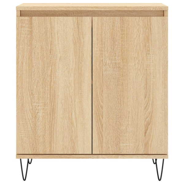 Aparador de madera contrachapada roble Sonoma 60x35x70 cm M 5