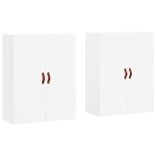 Armarios de pared 2 unidades blanco 69.5x34x90 cm M 2