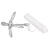 Ancla plegable con cuerda hierro maleable plateado 1.5 kg 3