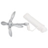 Ancla plegable con cuerda hierro maleable plateado 3.2 kg 3