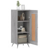 Aparador madera de ingeniería gris Sonoma 34.5x34x90 cm 4