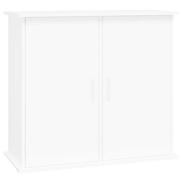 Suporte de aquário 81x36x73 cm derivados de madeira branco M 2