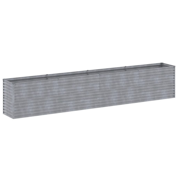 Canteiro elevado de jardim 385x50x69 cm aço corten M 3