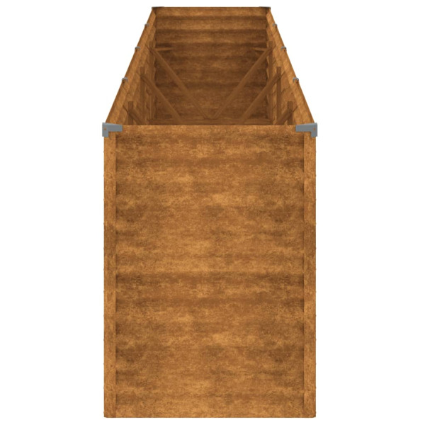 Jardinera acero corten 385x50x69 cm M 5