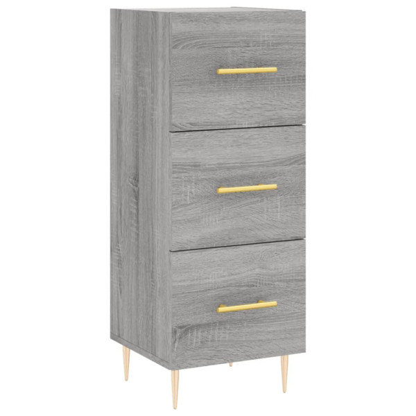 Aparador alto madera contrachapada gris Sonoma 34.5x34x180 cm M 5