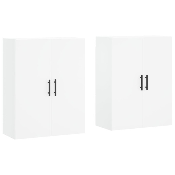 Armarios de pared 2 unidades blanco 69.5x34x90 cm M 2