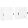 Armarios de pared 2 unidades blanco 69.5x34x90 cm 4