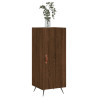 Aparador madera de ingeniería marrón roble 34.5x34x90 cm 3